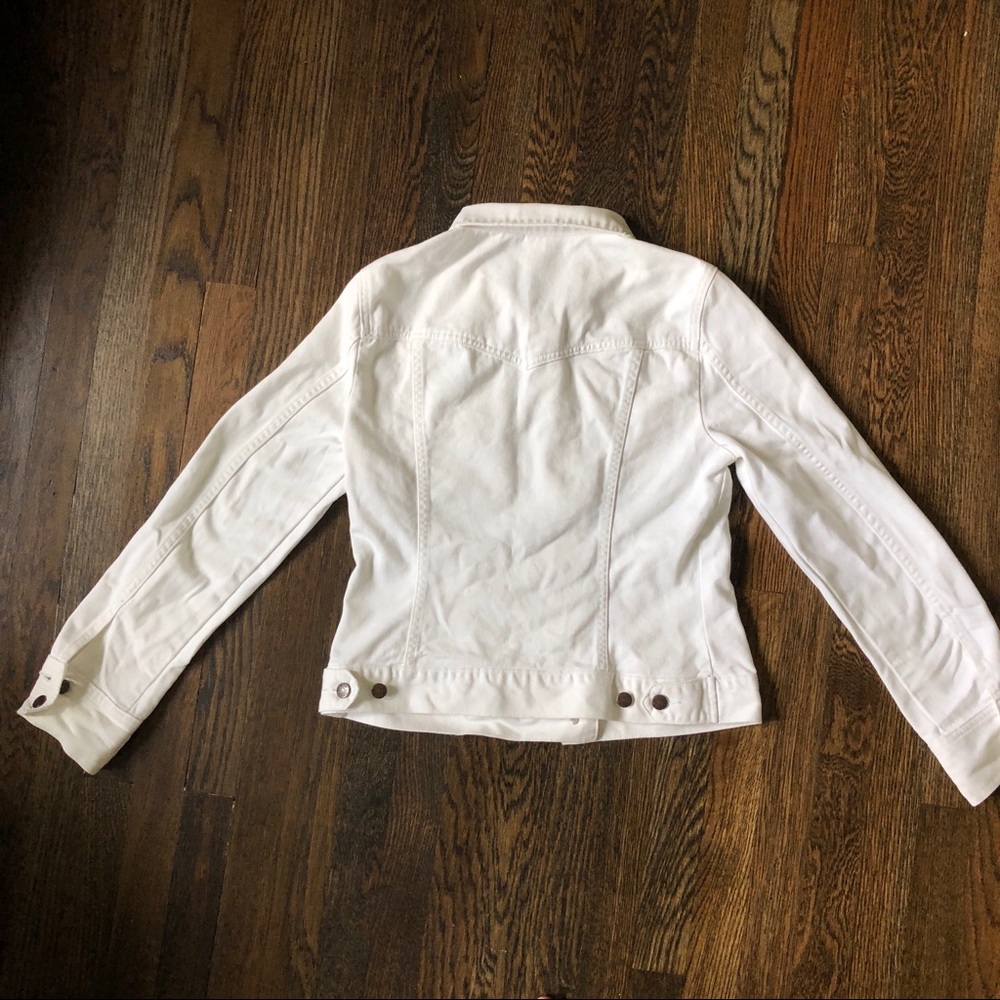 J. Crew white denim jacket - Picture 5 of 7